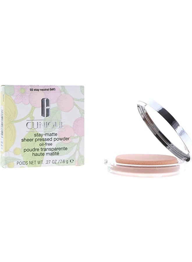 Stay Matte Sheer Pressed Powder Compact 02 Stay Neutral