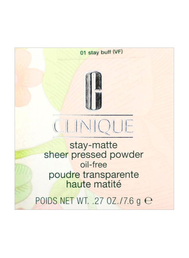 Stay-Matte Sheer Pressed Powder 01 Stay Buff