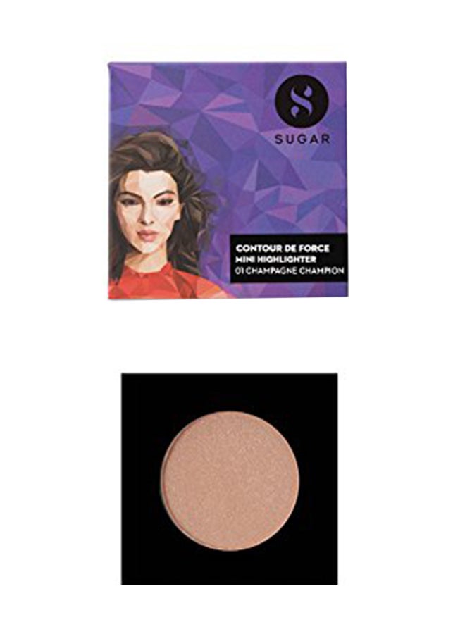 Contour De Force Mini Highlighter Beige