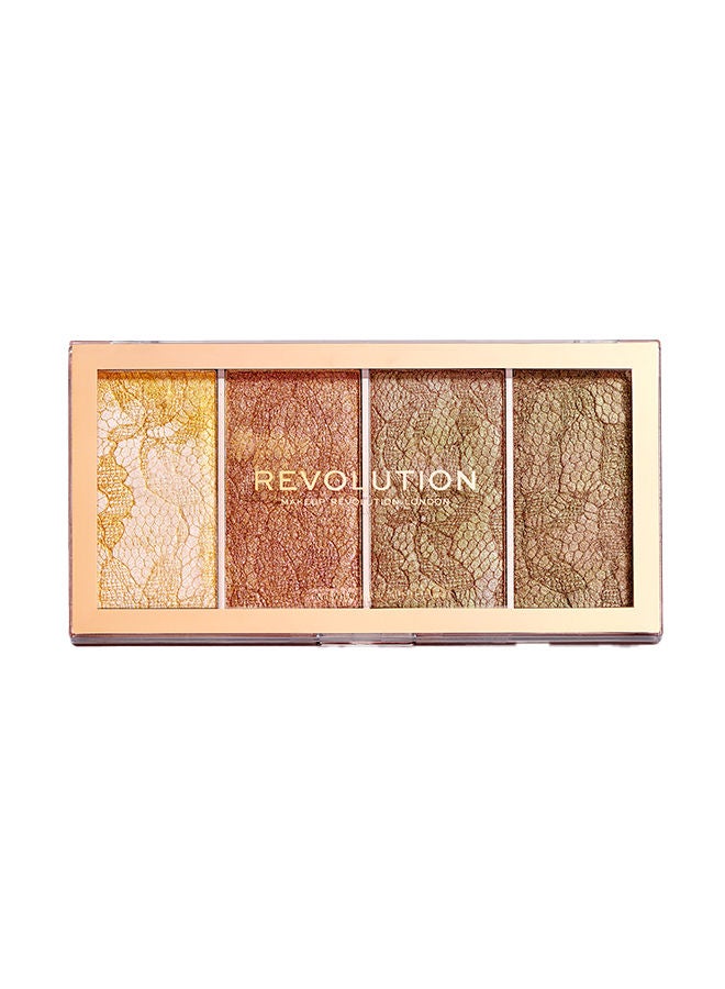 Makeup Revolution Vintage Lace Highlighter Palette