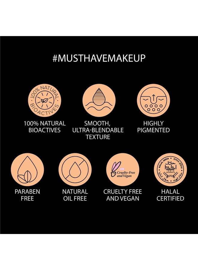 Must Have Getsetglow Metalic Highlighter 8G L Face Makeup ; Lightweight Easily Blendable & Long Lasting ; For All Skin Tones ; 100% Natural Vegan & Crueltyfree L 8G