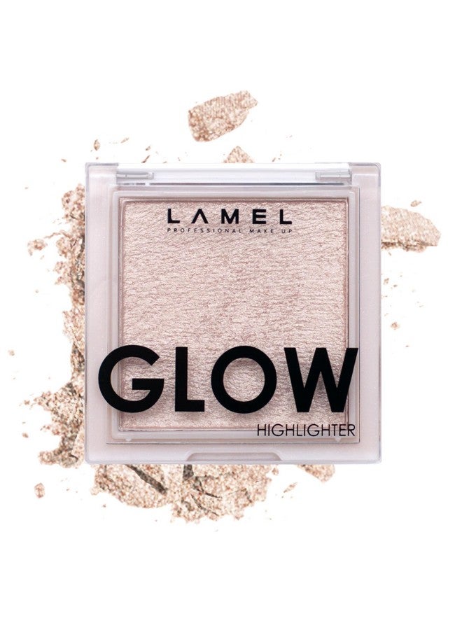 Glow Highlighter: Face Make Up & Contour Palette In Deep Vibrant Colors Natural Shimmer Compact Size & Perfect For Travel Cruelty Free 3.8Gr/0.13 Oz 401 (Luna)