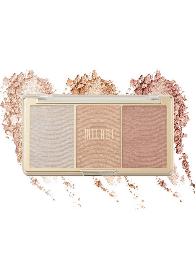 Stellar Lights Highlighter Palette Rose Glow (0.42 Ounce) 3 Vegan Cruelty Free Face Powders That Contour & Highlight For A Glowing Look