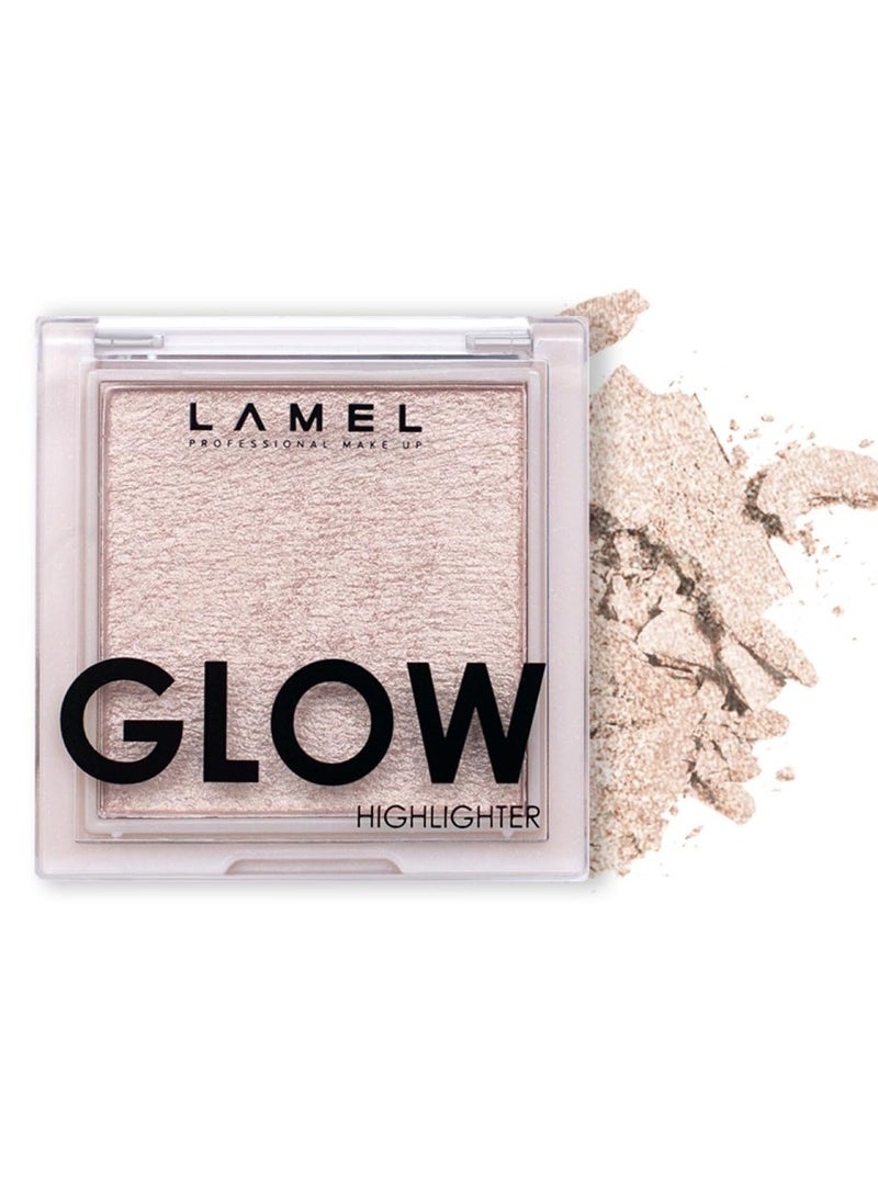 Lamel Glow Highlighter 401 Luna Radiant finish 3.8gm