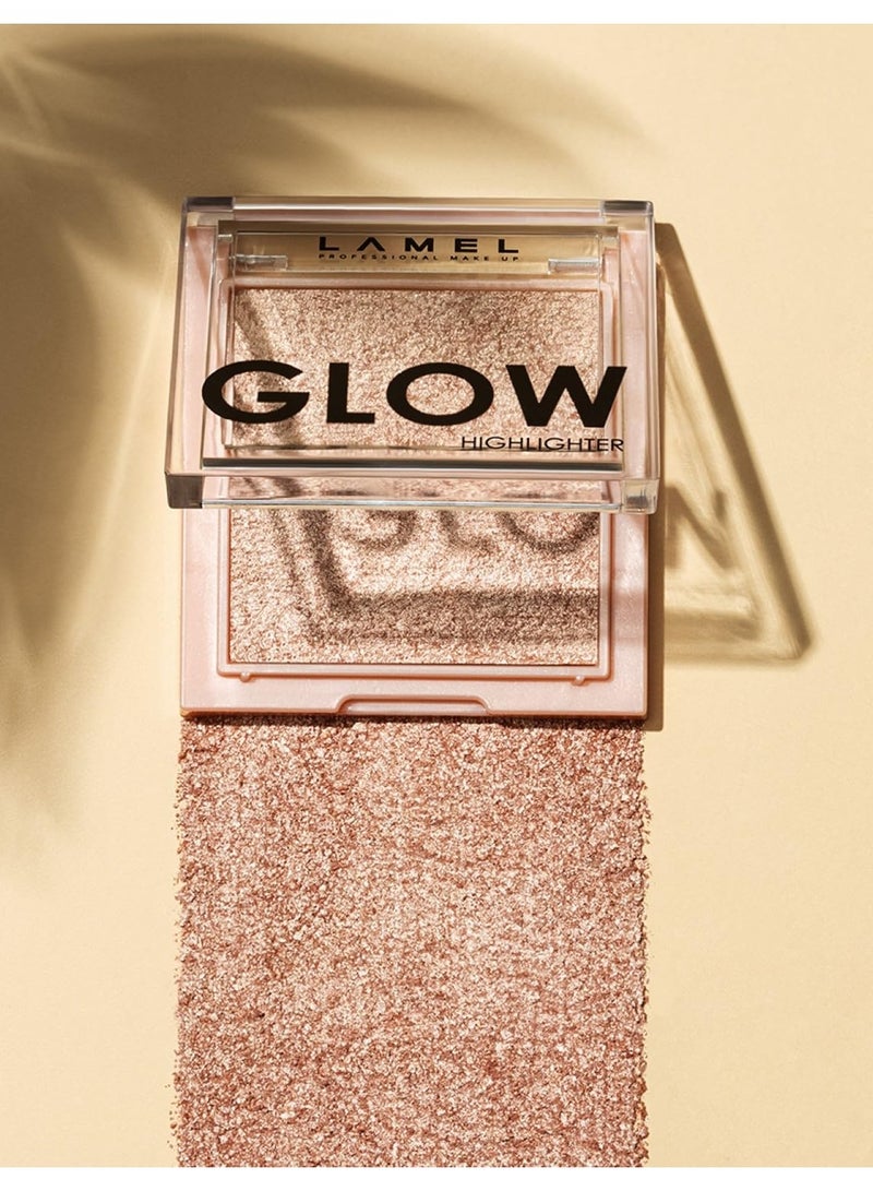 Lamel Glow Highlighter 401 Luna Radiant finish 3.8gm