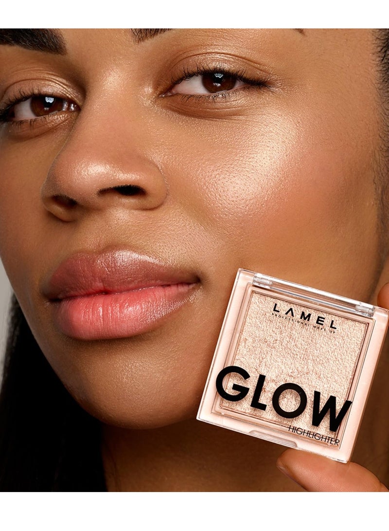 Lamel Glow Highlighter 401 Luna Radiant finish 3.8gm