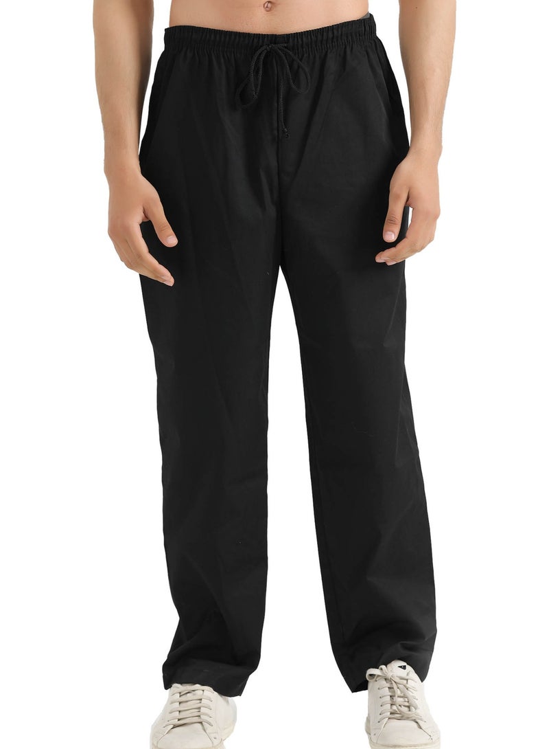 Chef High Rise Tapered Trousers with Elastic Waistband and Drawstring/chef uniform