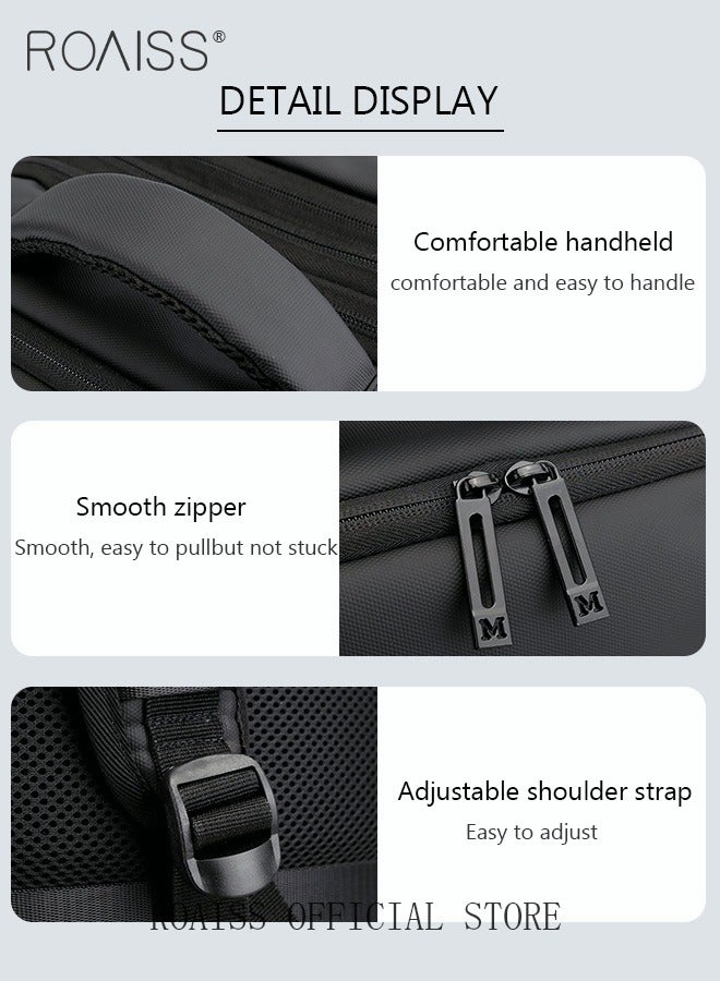 Large Travel Backpack Carry On Backpack Expandable Airline Airplane Approved Weekender Backpack Hiking Backpack Laptop Backpack with USB Charging Port Waterproof Backpack