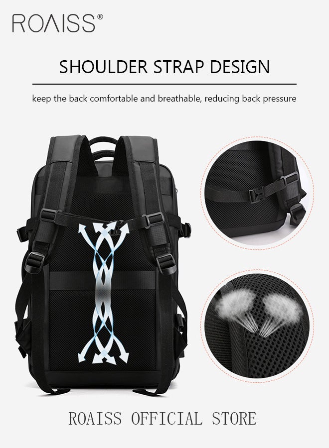 Large Travel Backpack Carry On Backpack Expandable Airline Airplane Approved Weekender Backpack Hiking Backpack Laptop Backpack with USB Charging Port Waterproof Backpack