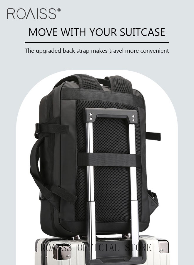 Large Travel Backpack Carry On Backpack Expandable Airline Airplane Approved Weekender Backpack Hiking Backpack Laptop Backpack with USB Charging Port Waterproof Backpack