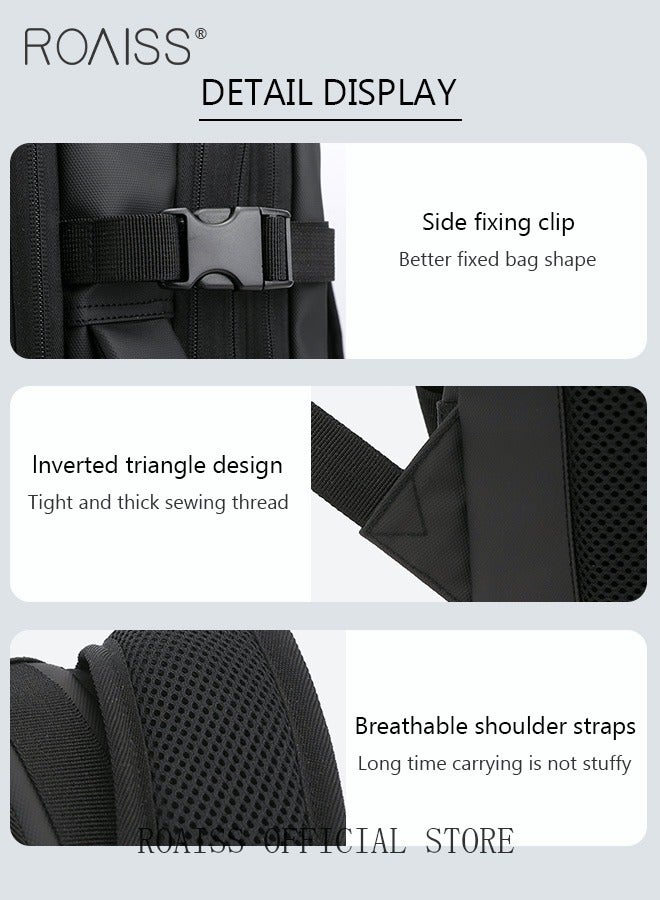 Large Travel Backpack Carry On Backpack Expandable Airline Airplane Approved Weekender Backpack Hiking Backpack Laptop Backpack with USB Charging Port Waterproof Backpack
