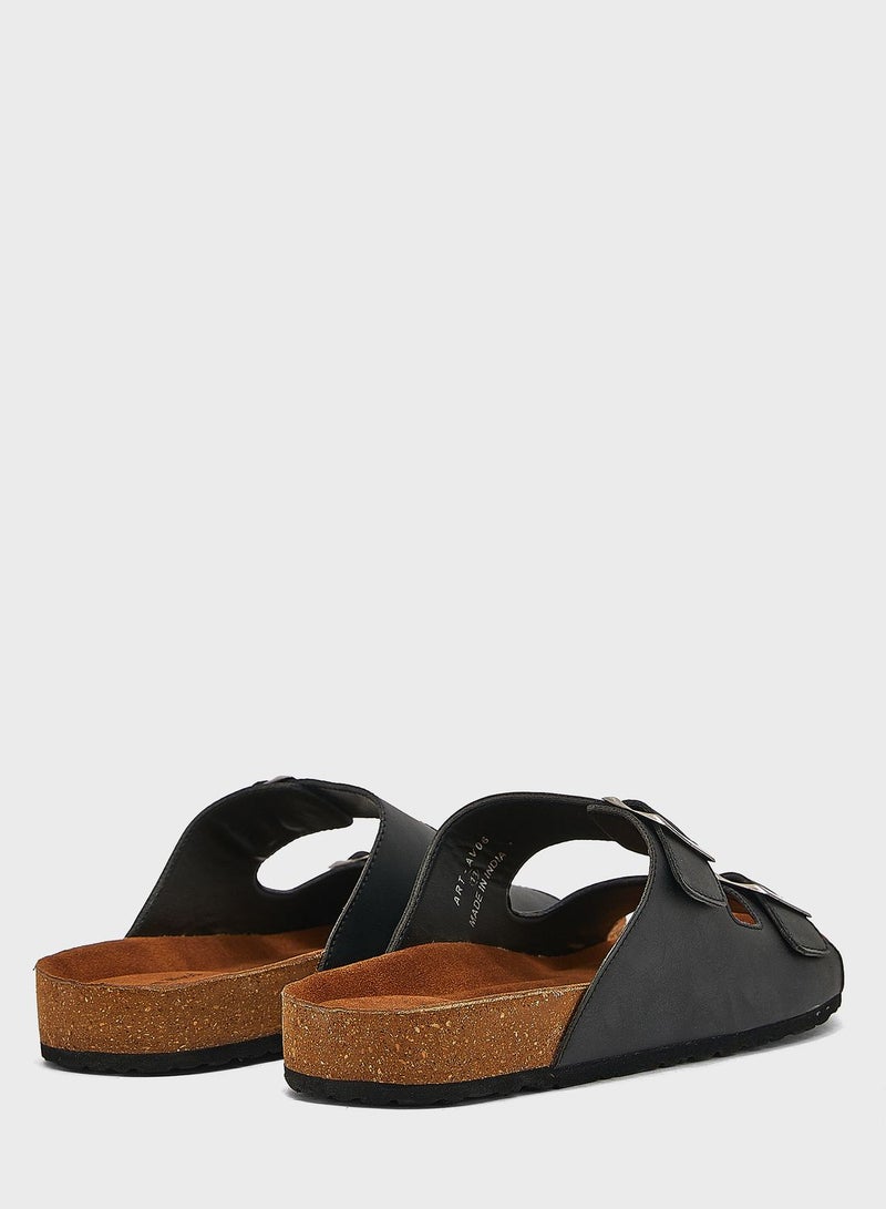 Buckle Details Sandals