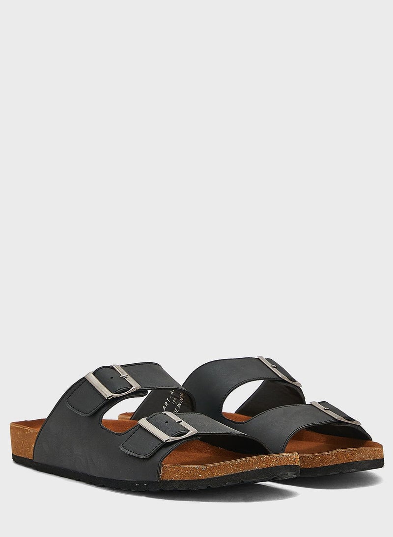 Buckle Details Sandals