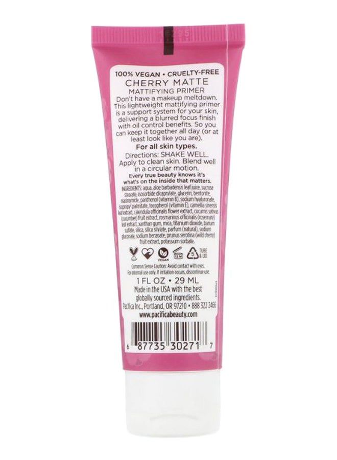 Cherry Matte Mattifying Face Primer Clear