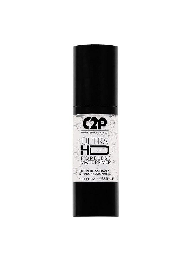 C2P Pro Ultra Hd Matte Primer Long Lasting Poreless Oilabsorbing Makeup For Flawless & Smooth Skin 30 Ml