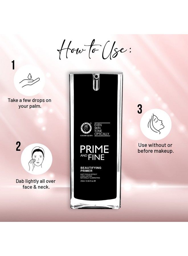 Long Lasting Prime & Fine Primer Transparent (25 Ml)