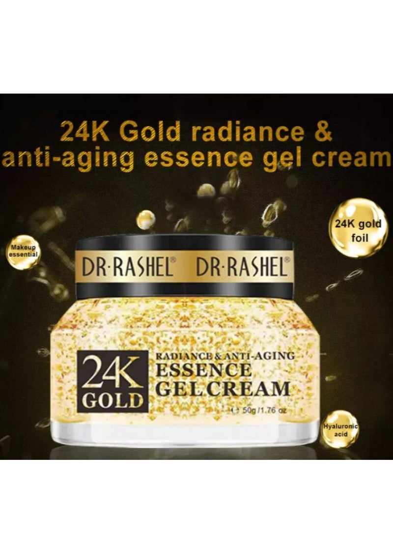 24K Gold Radiance And Anti-Aging Skin Care 5 Piece Set