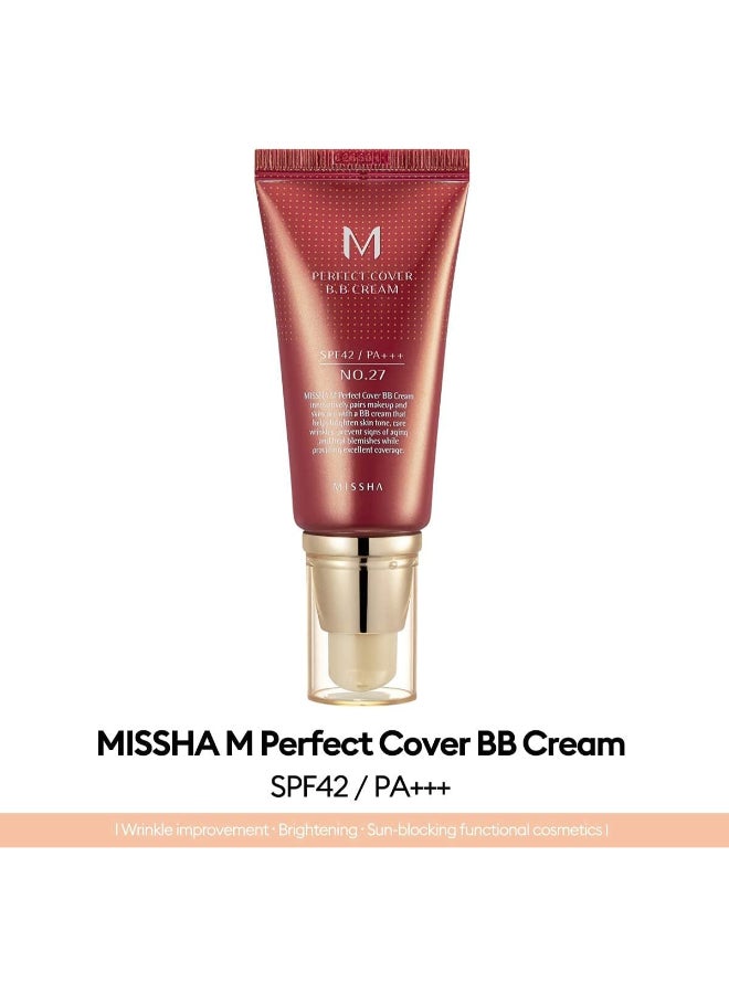 M Perfect Cover BB Cream With SPF42 50ml No.27 Honey Beige