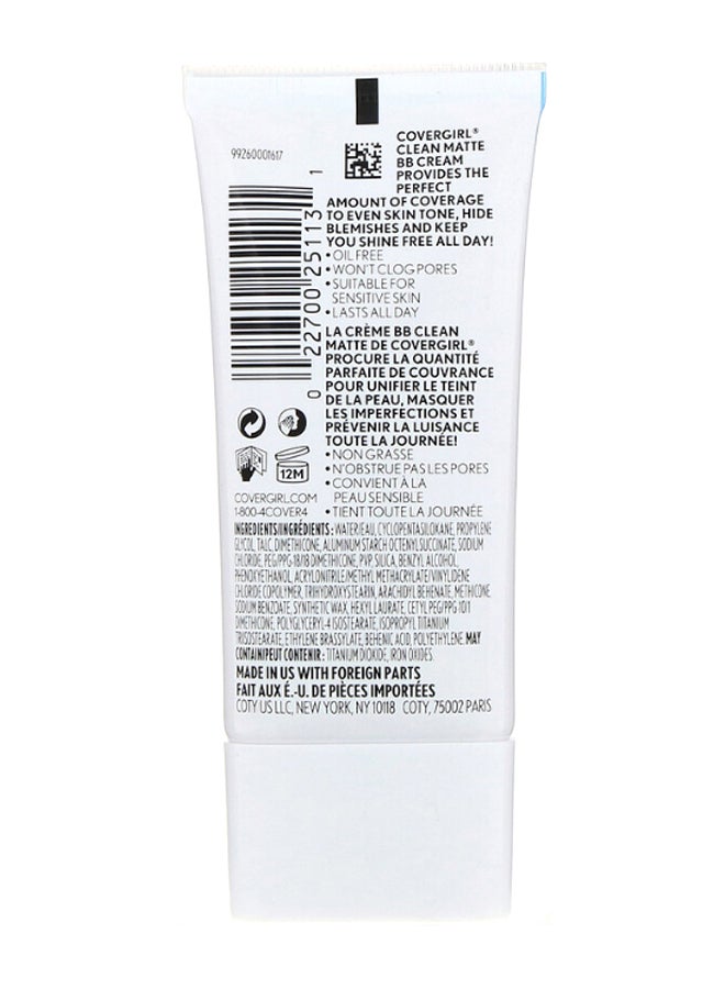 Clean Matte BB Cream 530 Light/Medium