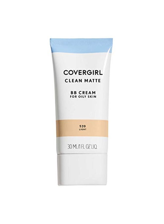 Clean Matte Bb Cream Light 520 For Oily Skin, (Packaging May Vary) - 1 Fl Oz (1 Count)