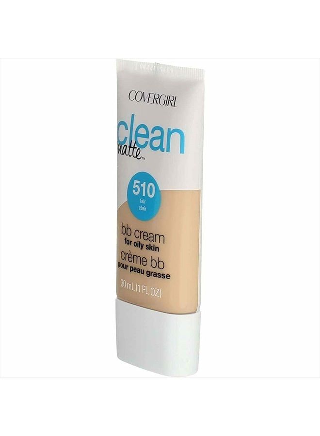 Clean Matte BB Cream For Oily Skin, Fair 510, (Packaging May Vary) Water-Based Oil-Free Matte Finish BB Cream, 1 Fl Oz (1 Count)