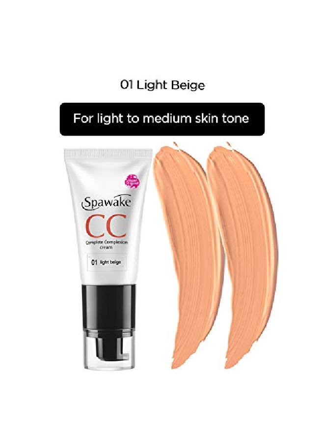 Cc Cream 01 Light Beige With Spf 32/Pa++ All Skin Types