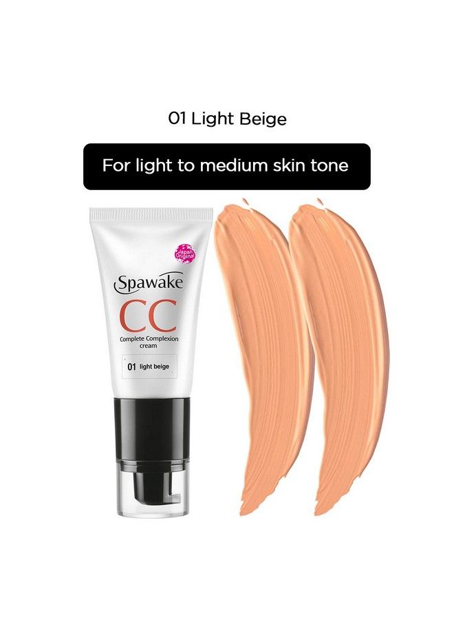 Cc Cream 01 Light Beige With Spf 32/Pa++ For All Skin Types 30G