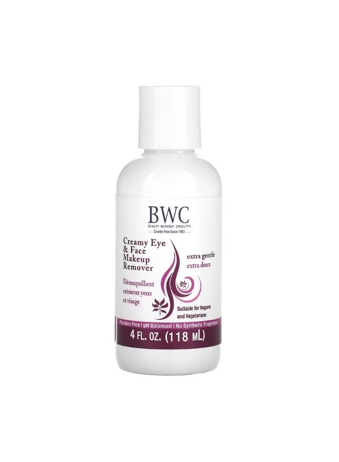 Creamy Eye And Face Makeup Remover 4 fl oz 118 ml