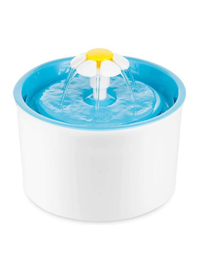 Pet Fountain Water Drinking Blue/White
