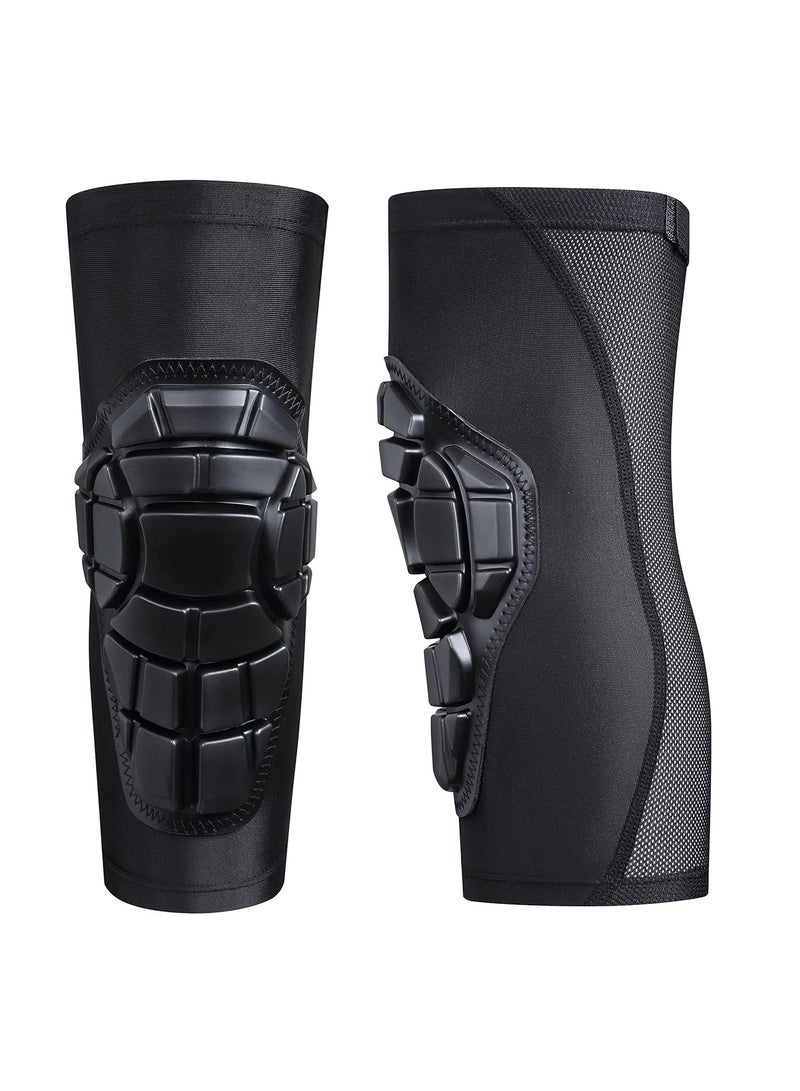 Youth Kids Knee Pads Elbow Guards Batters Protective Gear for Sports Baseball Lacrosse Football Volleyball Skating(Knee pads, M)