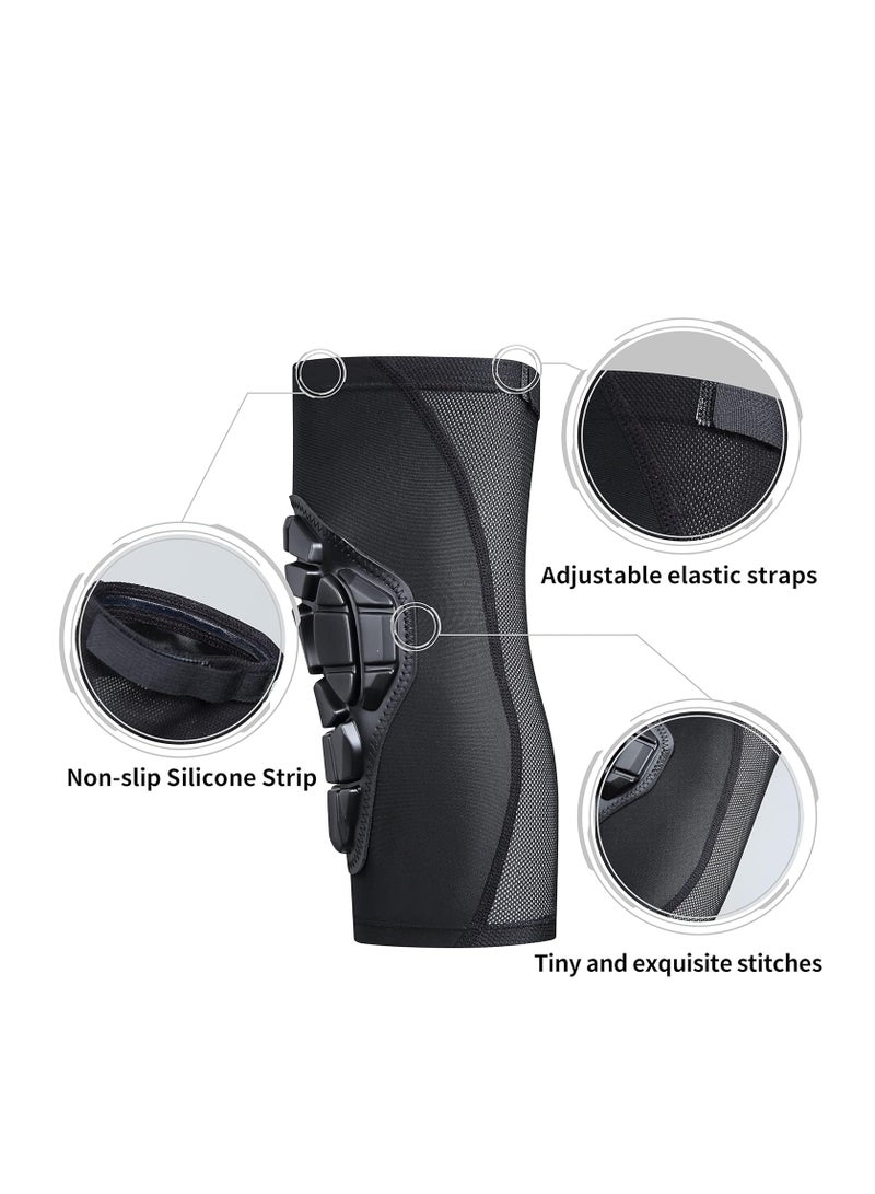 Youth Kids Knee Pads Elbow Guards Batters Protective Gear for Sports Baseball Lacrosse Football Volleyball Skating(Knee pads, M)