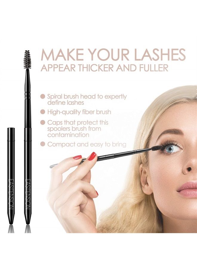 DIY Eyelash Extension, 3D Effect Glue Bonded Band Individual Lash 24 Clusters Volume Lashes Set, At Home Eyelash Extension, C curl, Pack 12mm,14mm (KIT)