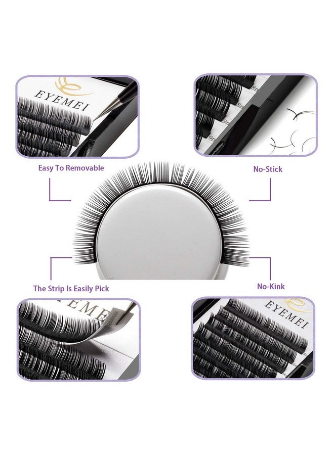 Eyelash Extensions C Curl 0.07Mm Volume Faux Mink Eyelash Extension Natural False Eye Lashes 9 16Mm Mixed Tray Professional Use By Eyemei (C 0.07 Mixed)