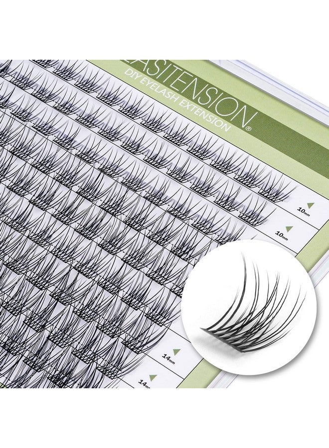 Diy Eyelash Extension Lash Clusters 120 Clusters False Eyelash 3D Effect Individual Natural Lashes Set At Home Eyelash Extension Kit Lashes Pack Natural Mixed