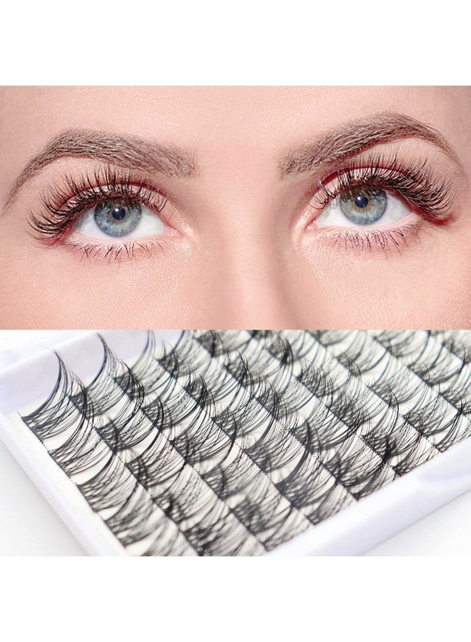 Lash Clusters Individual Lashes 72 Wide Cluster Lashes D Curl Wispy Eyelash Extension For Diy At Home 8 16Mm Mix Light Reusable Lash Extension (Lash Cluster 003)