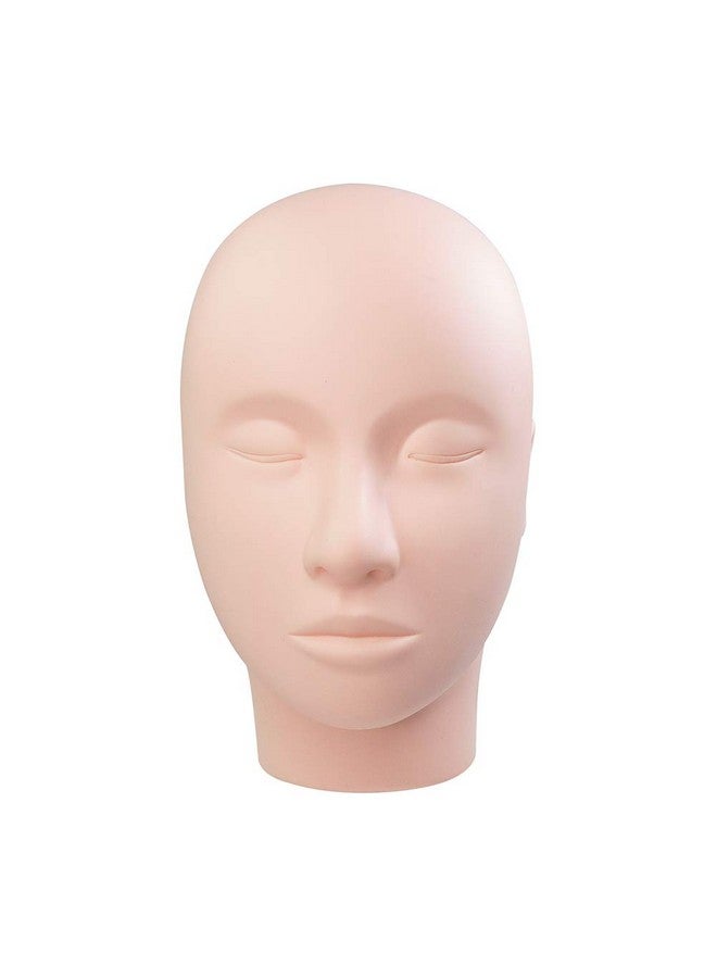 Lash Mannequin Head, Practice Training Head,Make Up And Lash Extention,Cosmetology Doll Face Head,Softtouch Rubber Practice Head,Easy To Clean By Skincare Essential Oil.