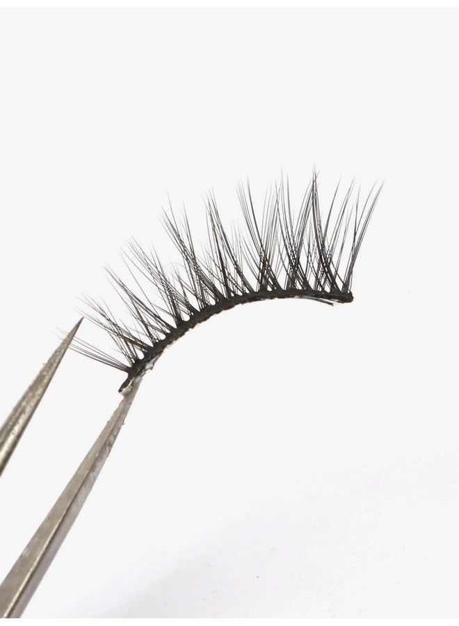 False Eyelashes Natural Half Lashes Short Wispy Lashes Pack Cat Eye 3D Faux Mink Lashes 7 Pairs Multipack