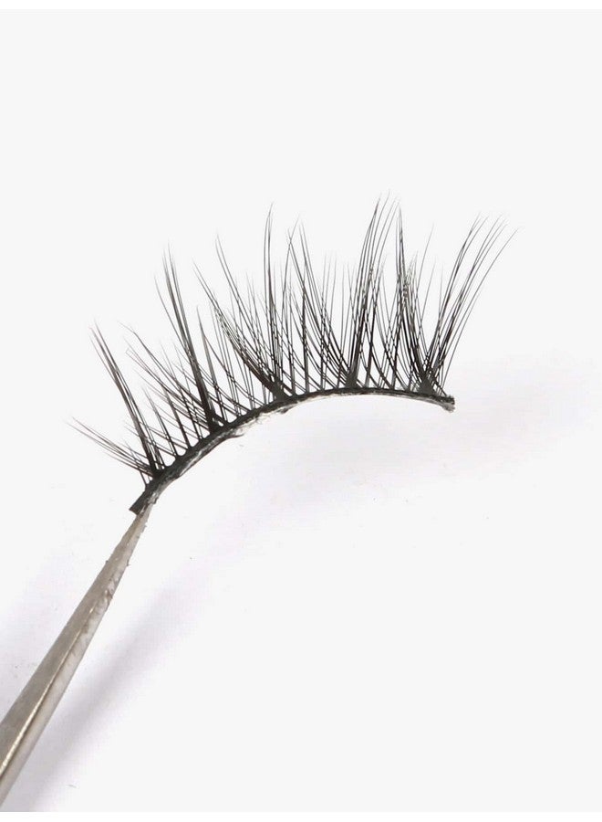 Natural Half Lashes Short False Eyelashes Wispy Lashes Pack Cat Eye 3D Faux Mink Lashes 7 Pairs Multipack