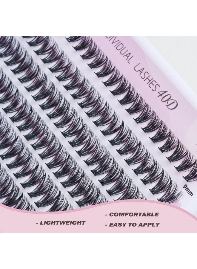 40D Lash Clusters 280Pcs Individual Lashes Extensions 816Mm Volume Cluster Lashes Mix Lengths 40 Roots C Curl 0.07Mm Thickness Eyelash Individual Cluster Lashes And Apply Under Your Lashes