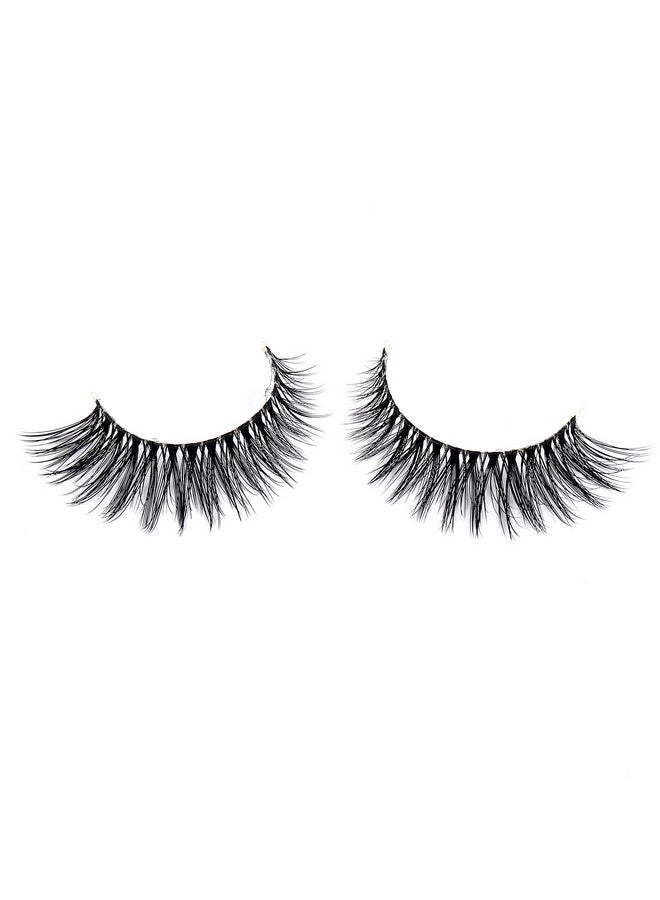 Clear Band Cat Eye Eyelashes Wispy 7 Pairs 12Mm 3D False Lashes Natural Look Short Fluffy Eyelash Cc64