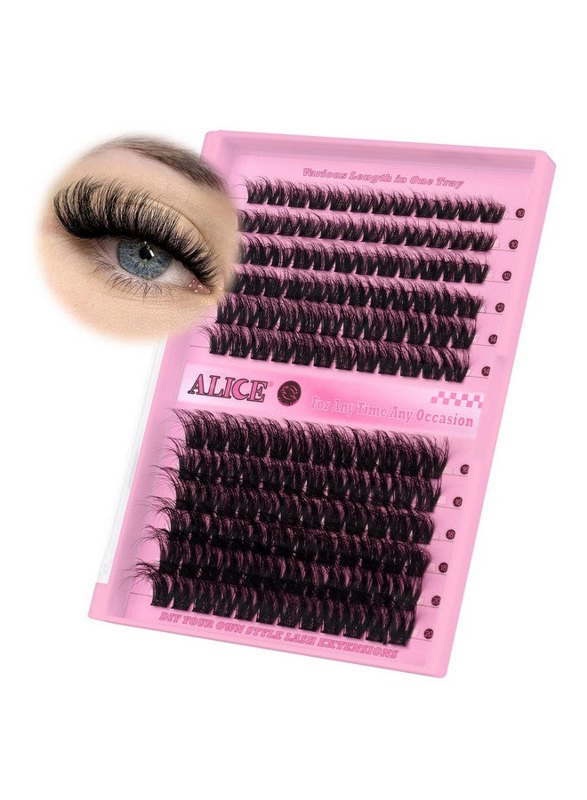 Fluffy Volume Lash Clusters Diy Lash Extensions 1020Mm Cluster Eyelashes 144Pcs Wispy Individual Lashes Eyelash Extensions Diy At Home By Alice