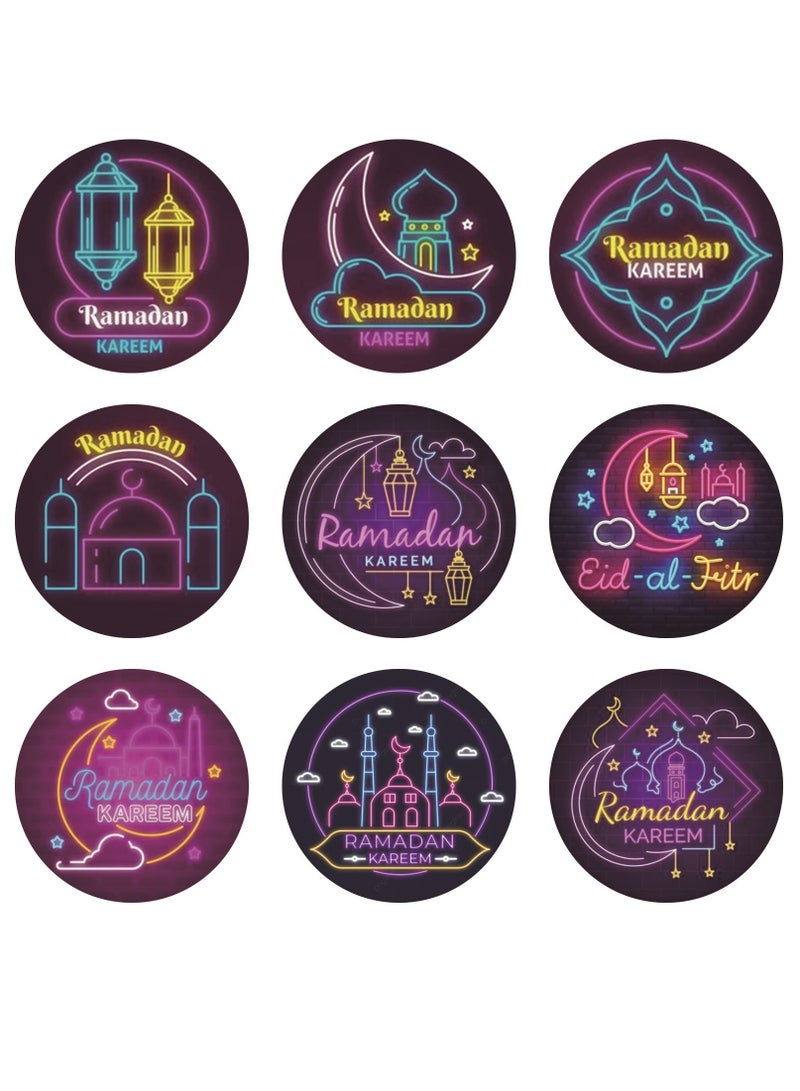 180 Pcs Eid Mubarak Stickers For Party Decorations Ramadan Sticker Kit Ramadan Kareem Labels For Eid Party Decorations