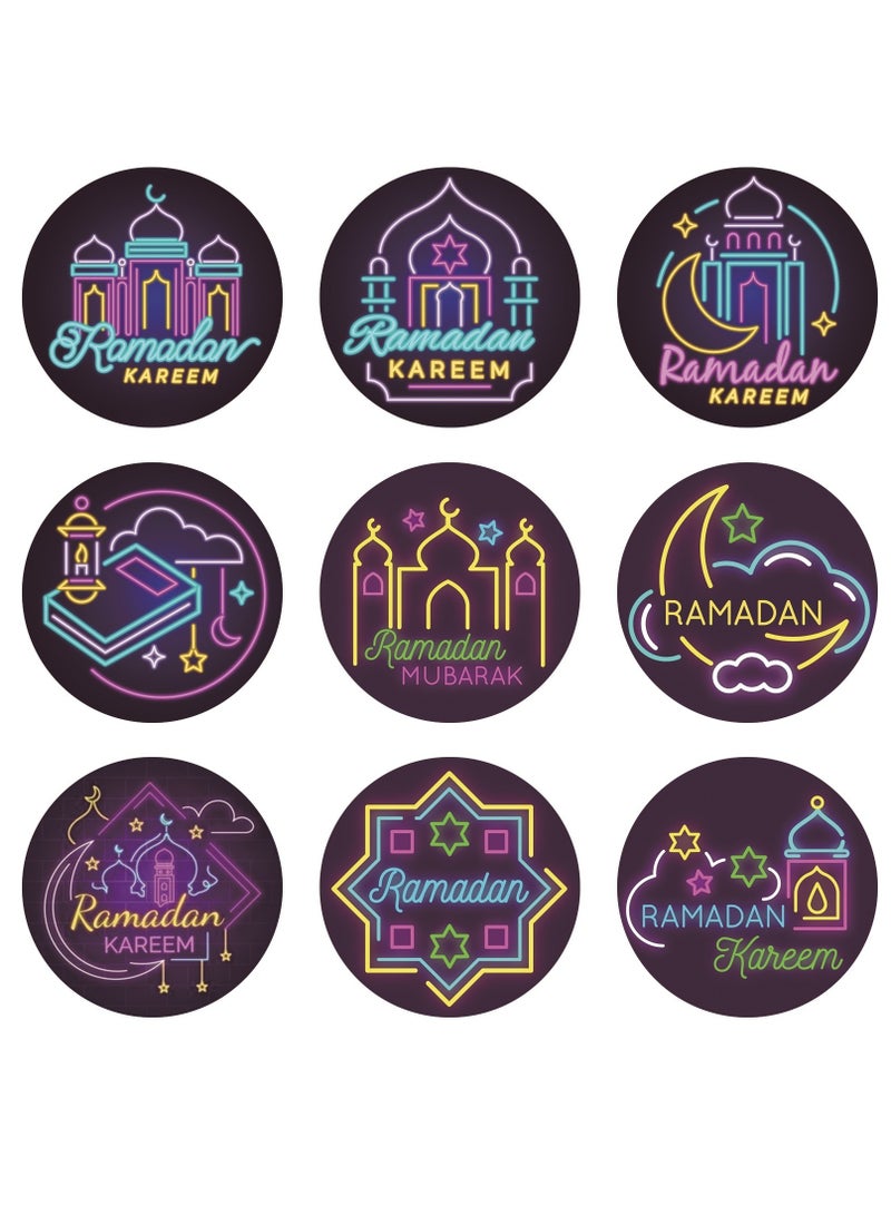 180 Pcs Eid Mubarak Stickers For Party Decorations Ramadan Sticker Kit Ramadan Kareem Labels For Eid Party Decorations