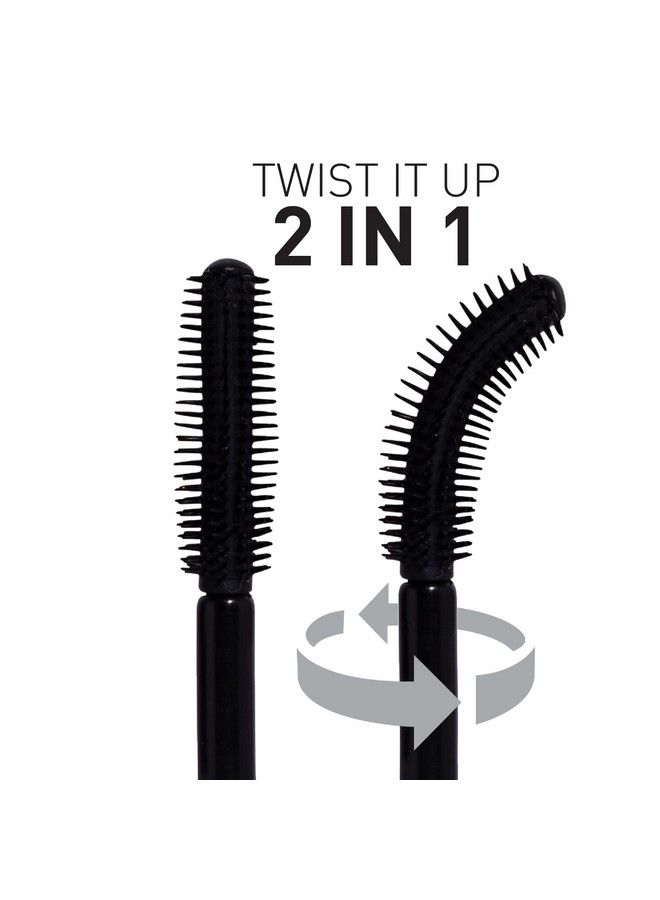 Twist It Up Mascarablack10Ml; Waterproof & Long Lasting; Volumising And Curling Mascara