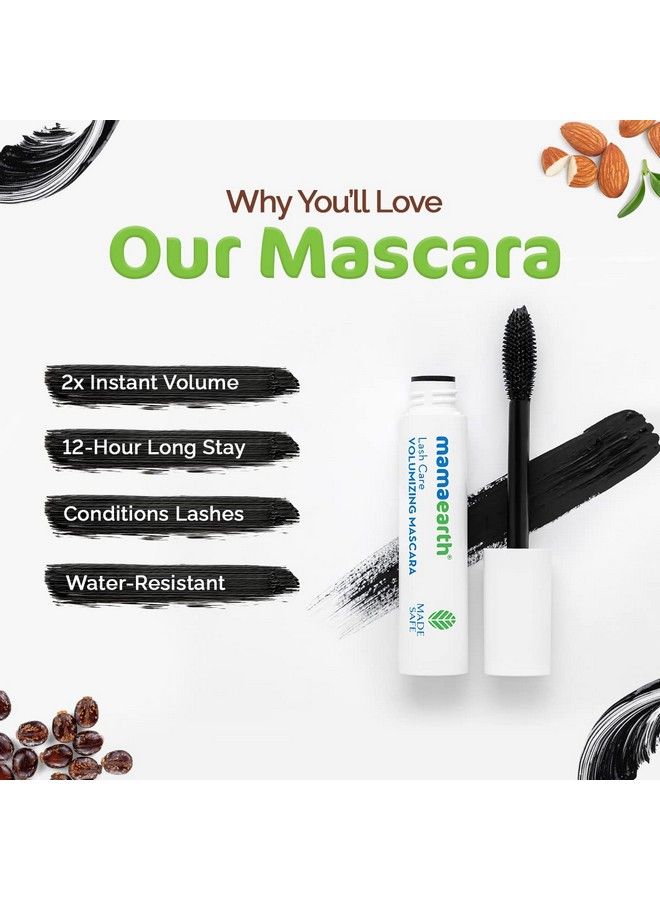 Lash Care Volumizing Mascara With Castor Oil & Almond Oil For 2X Instant Volume 13 G