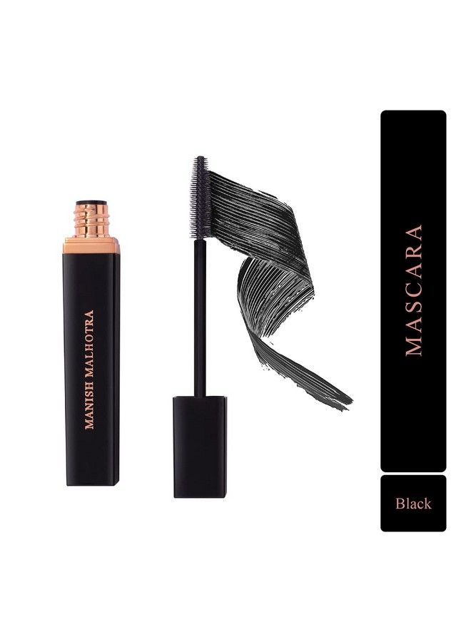 Manish Malhotra Beauty Mascaradark Knight 9Ml ;Volumizing & Defining Black Mascara ; Waterproof Formula