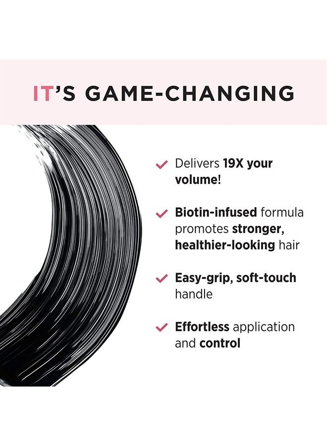 Lash Blowout Mascara, Black - Lifts, Volumizes & Separates Lashes - Unique Wand Developed with Drybar - Contains Biotin - 0.24 fl oz