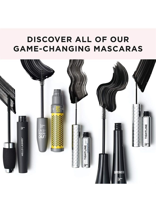 Lash Blowout Mascara, Black - Lifts, Volumizes & Separates Lashes - Unique Wand Developed with Drybar - Contains Biotin - 0.24 fl oz