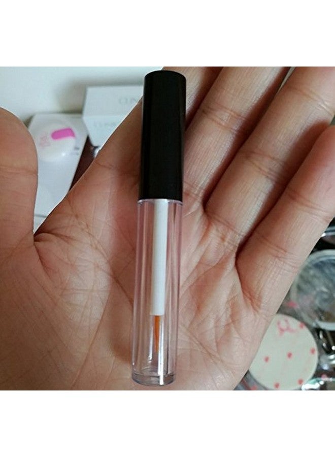 4 Pcs Empty Plastic Eyeliner Tube Container Refillable Eyelash Growth Oil,Mascara, Eye Gloss Liquid Tube Bottle, 5 Ml