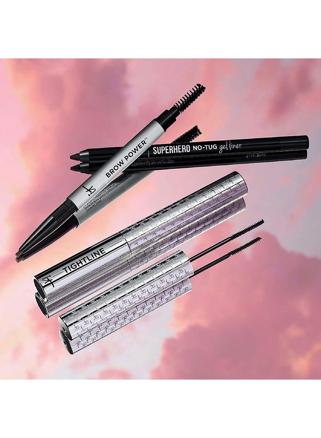 Tightline 3In1 Lash Primer, Eyeliner & Black Mascara Lengthens & Conditions Lashes Ultraskinny Wand Infused With Collagen, Biotin, Peptides & Antioxidants 0.12 Fl Oz
